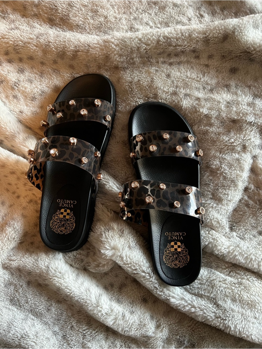 Vince Camuto Leopard Sandals